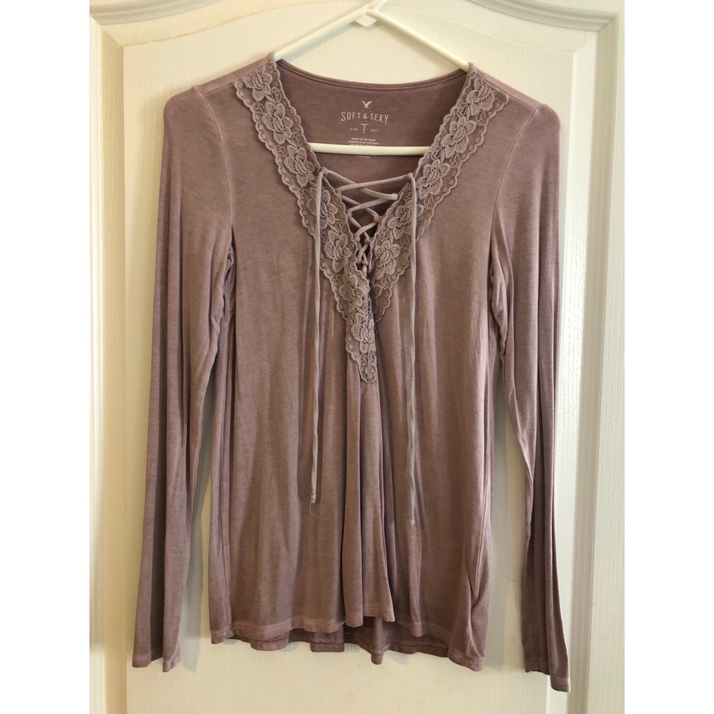 American Eagle long sleeve blouse